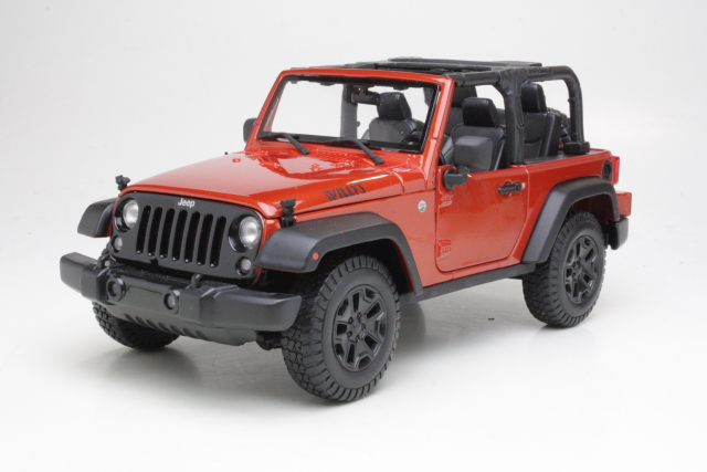 Jeep Wrangler Topless 2014, punainen - Sulje napsauttamalla kuva