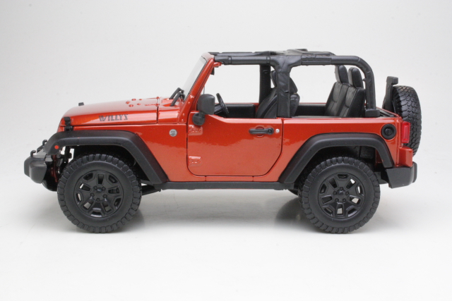 Jeep Wrangler Topless 2014, punainen - Sulje napsauttamalla kuva