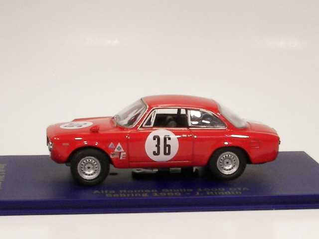 Alfa Romeo Giulia 1600 GTA, 4ore di Sebring 1966, J.Rindt, no.36 - Sulje napsauttamalla kuva