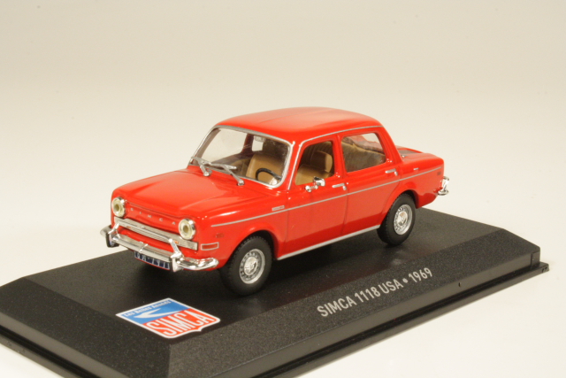 Simca 1118 USA 1969, red