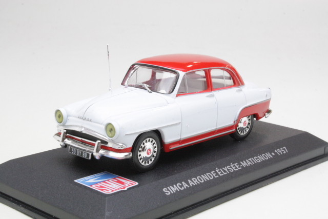 Simca Aronde Elysee-Matignon 1957, white
