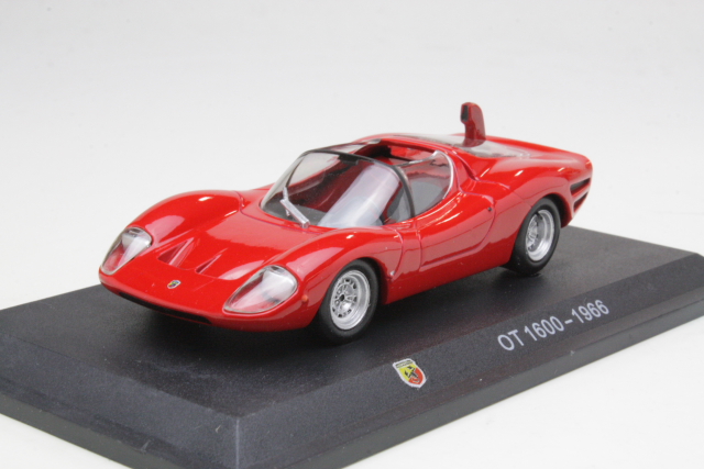Abarth OT 1600 Sport Spider 1966, punainen