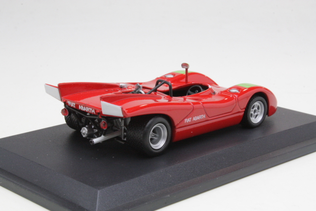 Fiat Abarth 2000 Sport Spider (SE019) 1970, punainen - Sulje napsauttamalla kuva