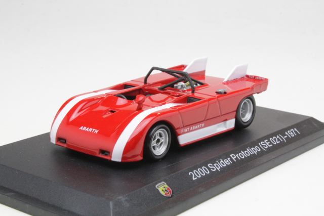 Abarth 2000 Spider Prototipo (SE 021) 1971, punainen - Sulje napsauttamalla kuva