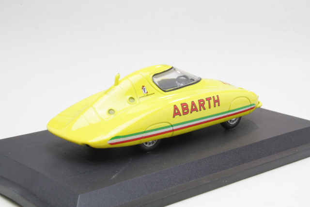 Fiat Abarth 500 Record Pininfarina 1958 V2, keltainen - Sulje napsauttamalla kuva