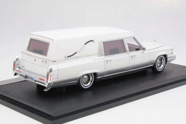 Cadillac Eureka Concours Hearse 1991, white