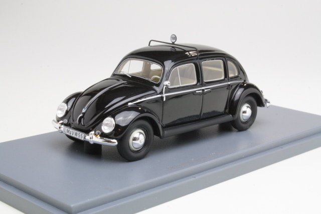 Rometsch Beetle (VW) 4d Taxi 1953, musta - Sulje napsauttamalla kuva