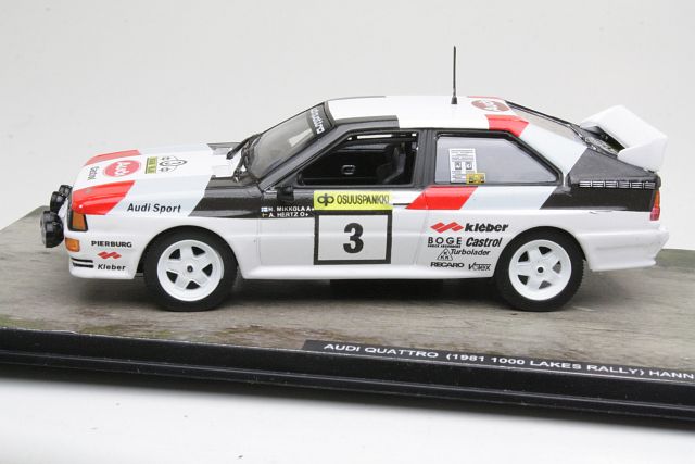 Audi Quattro, Finland 1981, H.Mikkola, no.3 - Sulje napsauttamalla kuva