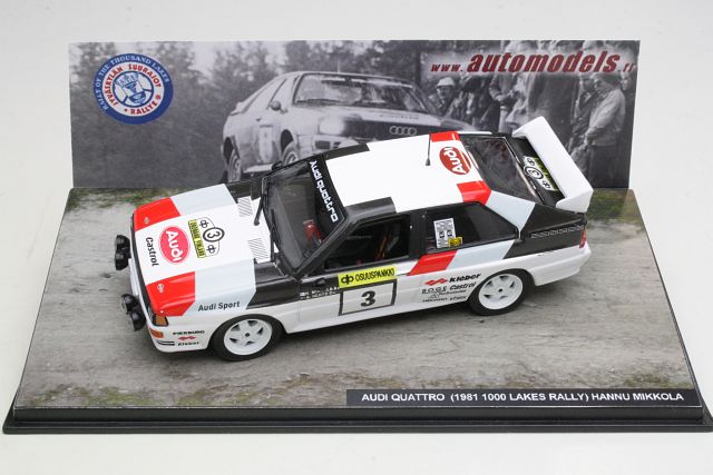 Audi Quattro, Finland 1981, H.Mikkola, no.3 - Click Image to Close