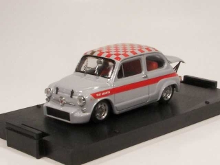 Fiat Abarth 1000 Berlina Corsa 1966, harmaa
