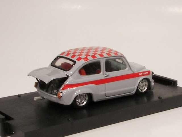 Fiat Abarth 1000 Berlina Corsa 1966, harmaa