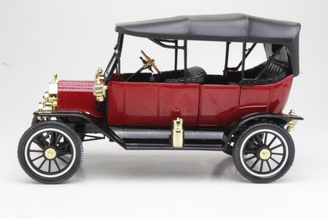 Ford T Model Touring Soft Top 1915, tummanpunainen - Sulje napsauttamalla kuva