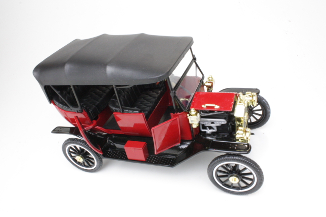 Ford T Model Touring Soft Top 1915, tummanpunainen - Sulje napsauttamalla kuva