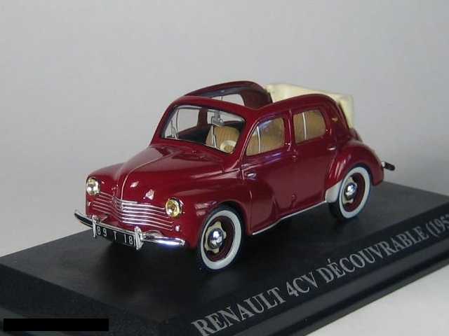 Renault 4CV Decouvrable 1952 punainen