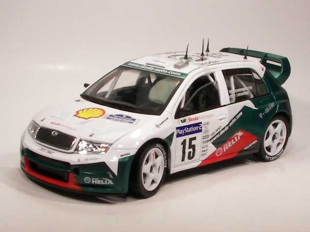 Skoda Fabia WRC, Rally France 2003, T.Gardemeister, no.15