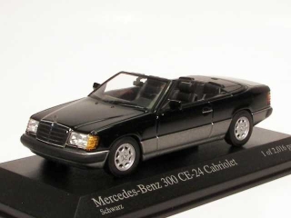 Mercedes 300CE-24 (w124) Cabriolet 1990, musta