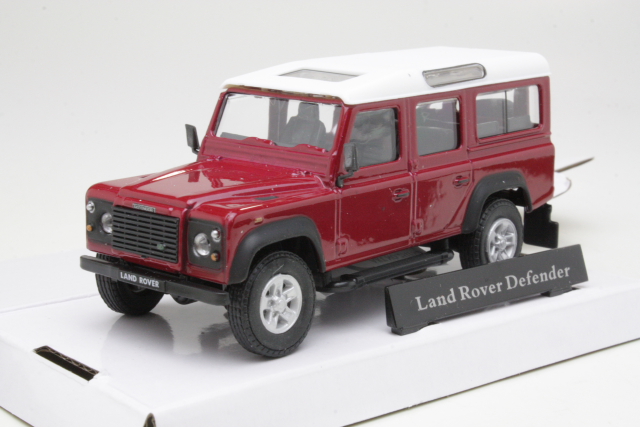 Land Rover Defender 110, punainen - Sulje napsauttamalla kuva