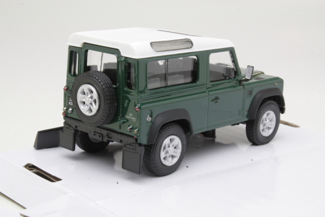 Land Rover Defender 90, tummanvihreä