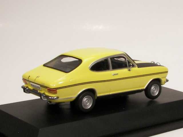 Opel Kadett B Coupe 1966, keltainen/musta