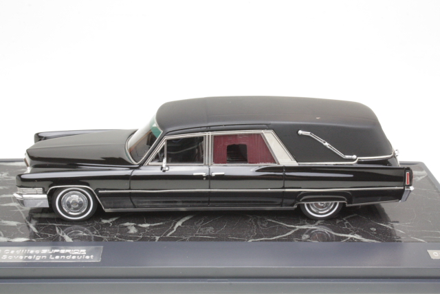 Cadillac Superior Begrafenis Hearse 1970, musta