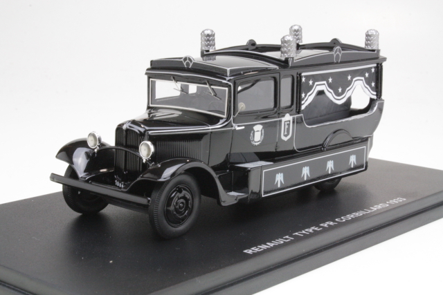 Renault Type PR Corbillard Truck Hearse 1933, black