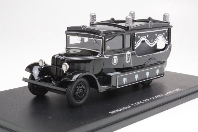 Renault Type PR Corbillard Truck Hearse 1933, musta - Sulje napsauttamalla kuva