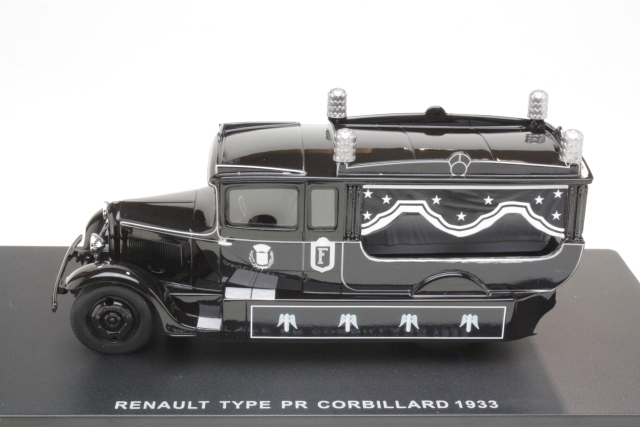 Renault Type PR Corbillard Truck Hearse 1933, black