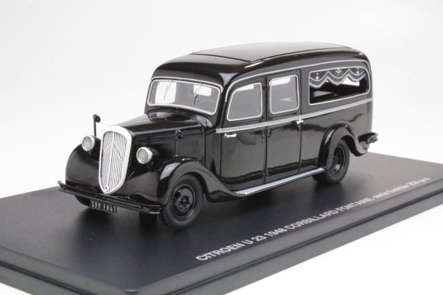 Citroen U23 Corbillard Fontaine Hearse 1948, musta
