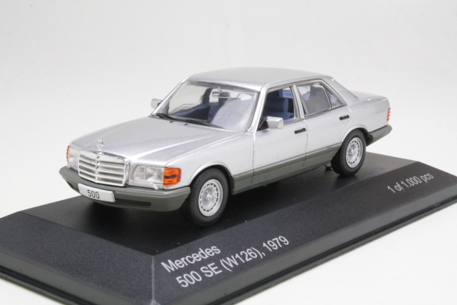 Mercedes 500 SE (w126) 1979, hopea - Sulje napsauttamalla kuva