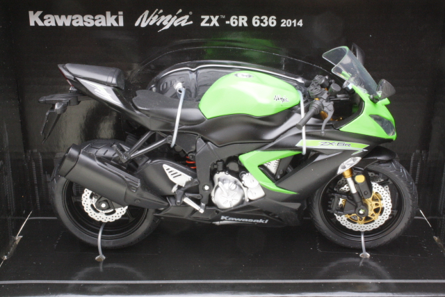 Kawasaki Ninja ZX-6R 636 2014, vihreä - Sulje napsauttamalla kuva