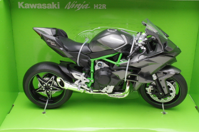 Kawasaki H2R 2015, musta/vihreä - Sulje napsauttamalla kuva