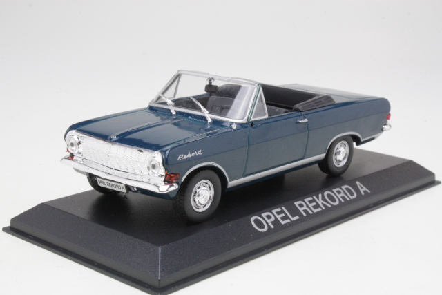 Opel Rekord A Cabriolet 1963, tummanvihreä - Sulje napsauttamalla kuva