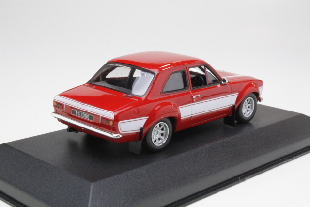 Ford Escort Mk1 RS2000 1974, punainen/valkoinen - Sulje napsauttamalla kuva