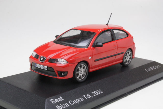 Seat Ibiza Cupra Tdi 2006, punainen - Sulje napsauttamalla kuva