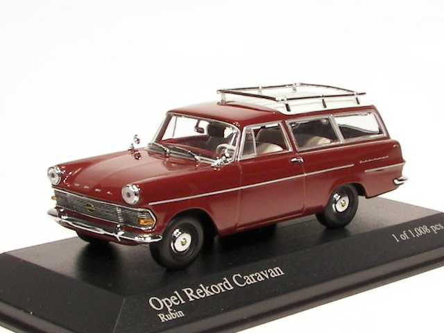 Opel Rekord P2 Caravan 1960, punainen