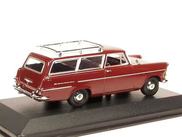 Opel Rekord P2 Caravan 1960, punainen - Sulje napsauttamalla kuva