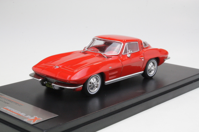 Chevrolet Corvette C2 Sting Ray Coupe 1964, punainen - Sulje napsauttamalla kuva