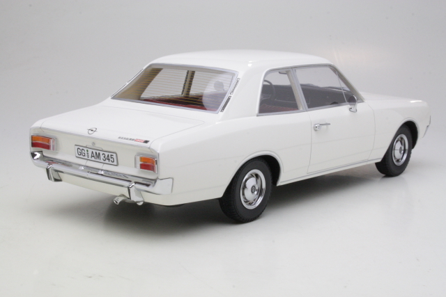 Opel Rekord C 2d 1966, valkoinen - Sulje napsauttamalla kuva