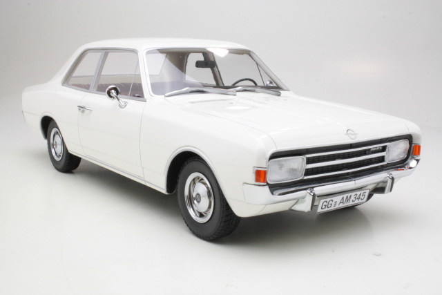Opel Rekord C 2d 1966, valkoinen - Sulje napsauttamalla kuva