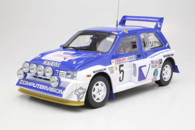 MG Metro 6R4, Monte Carlo 1986, T.Pond, no.5 - Sulje napsauttamalla kuva