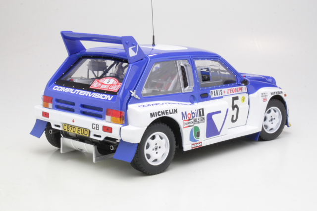 MG Metro 6R4, Monte Carlo 1986, T.Pond, no.5 - Sulje napsauttamalla kuva