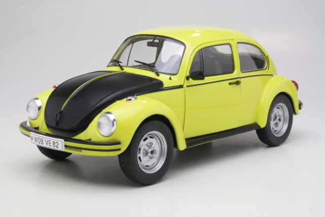 VW Beetle 1303 GSR, keltainen - Sulje napsauttamalla kuva