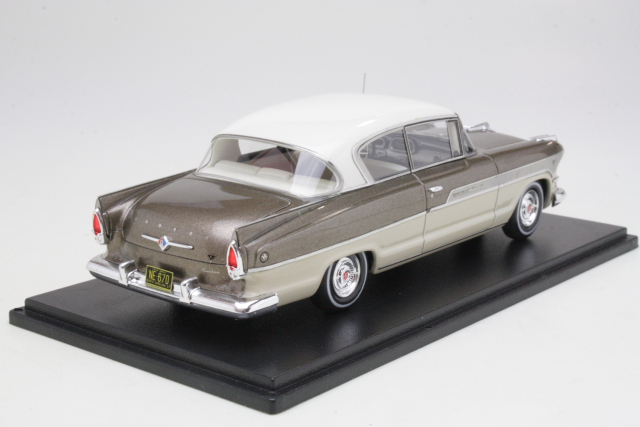 Hudson Hornet 2-Door Hardtop Coupe 1957, ruskea/beige