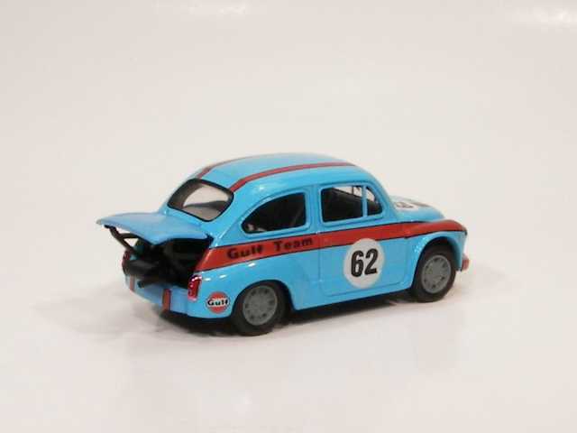 Fiat Abarth 1000 Berlina Corsa "Gulf Team", no.62