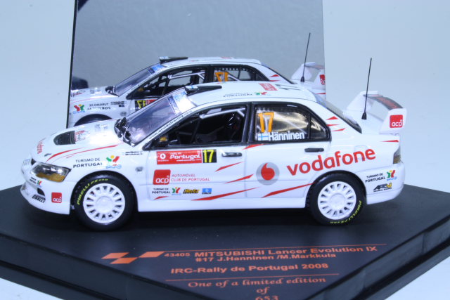 Mitsubishi Lancer Evo IX, Portugal 2008, J.Hänninen, no.17
