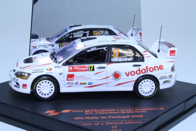 Mitsubishi Lancer Evo IX, Portugal 2008, J.Hänninen, no.17 - Click Image to Close