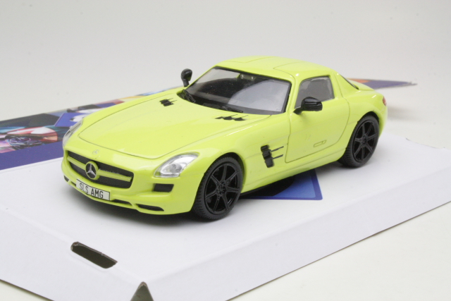 Mercedes SLS AMG 2010, keltainen - Sulje napsauttamalla kuva