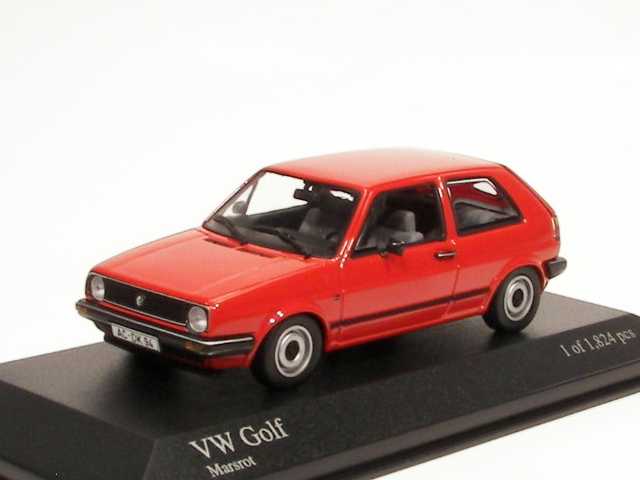 VW Golf 2 1985, punainen
