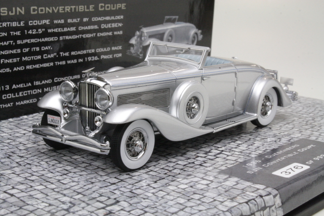 Duesenberg SJN Convertible Coupe 1936, hopea - Sulje napsauttamalla kuva