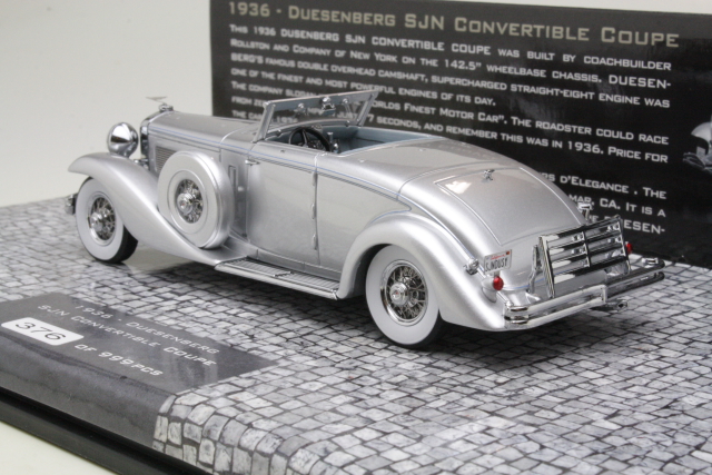 Duesenberg SJN Convertible Coupe 1936, hopea - Sulje napsauttamalla kuva